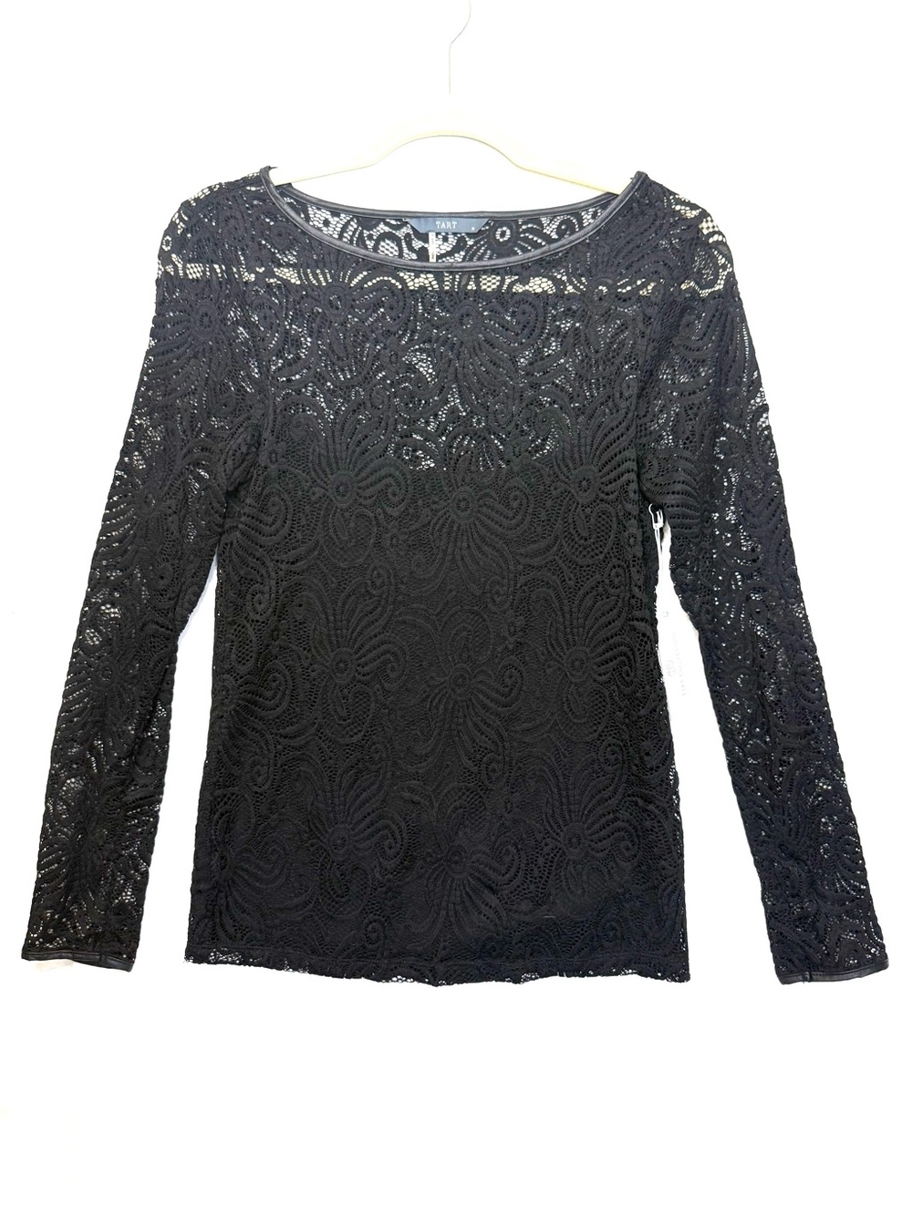Tart Collections Black Lace Top Size M NWT